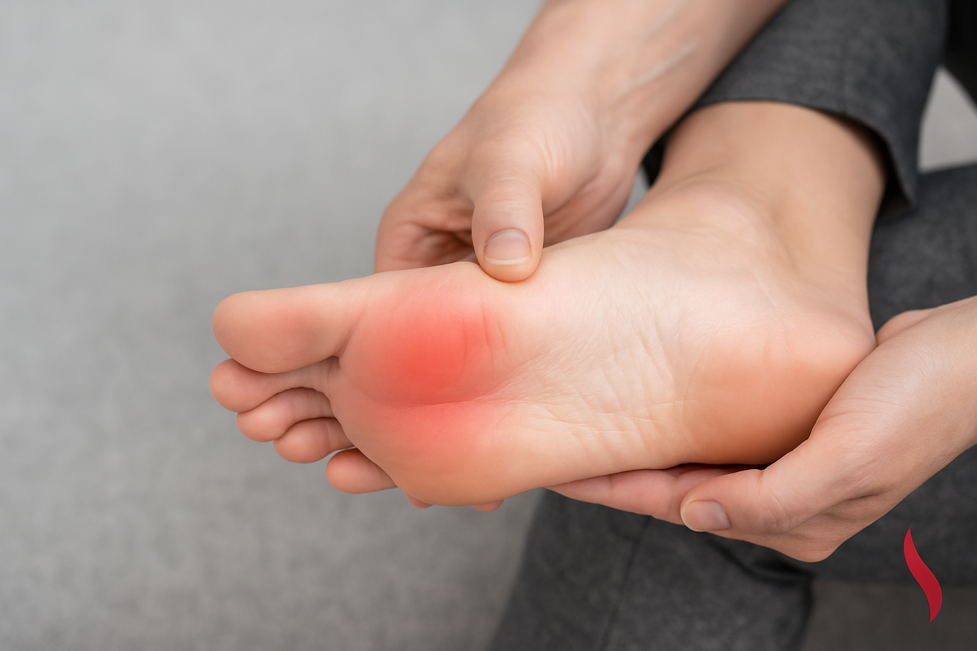 Falsk halsporre: Forsta smartan i fascia plantaris