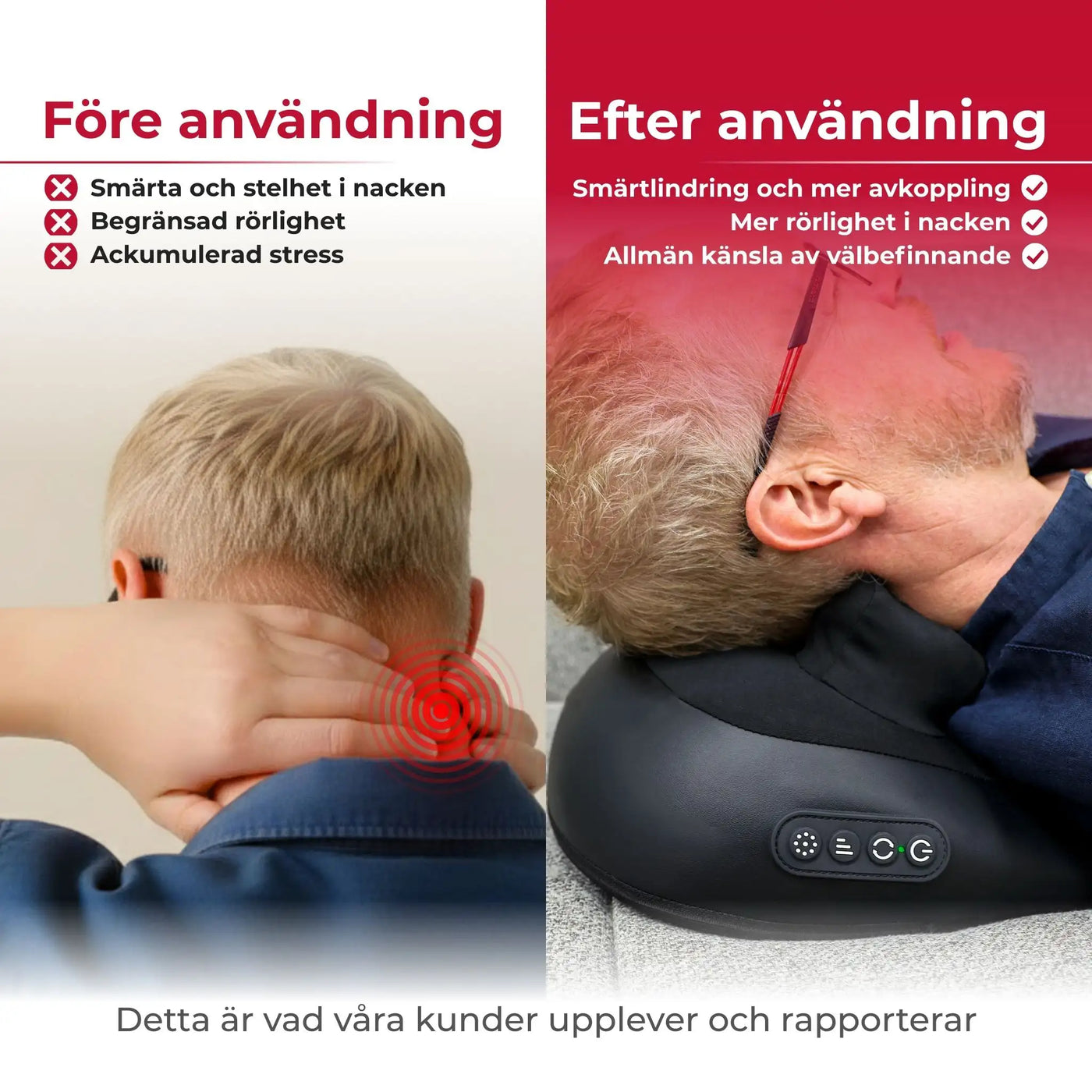 Nackmassager med Värme