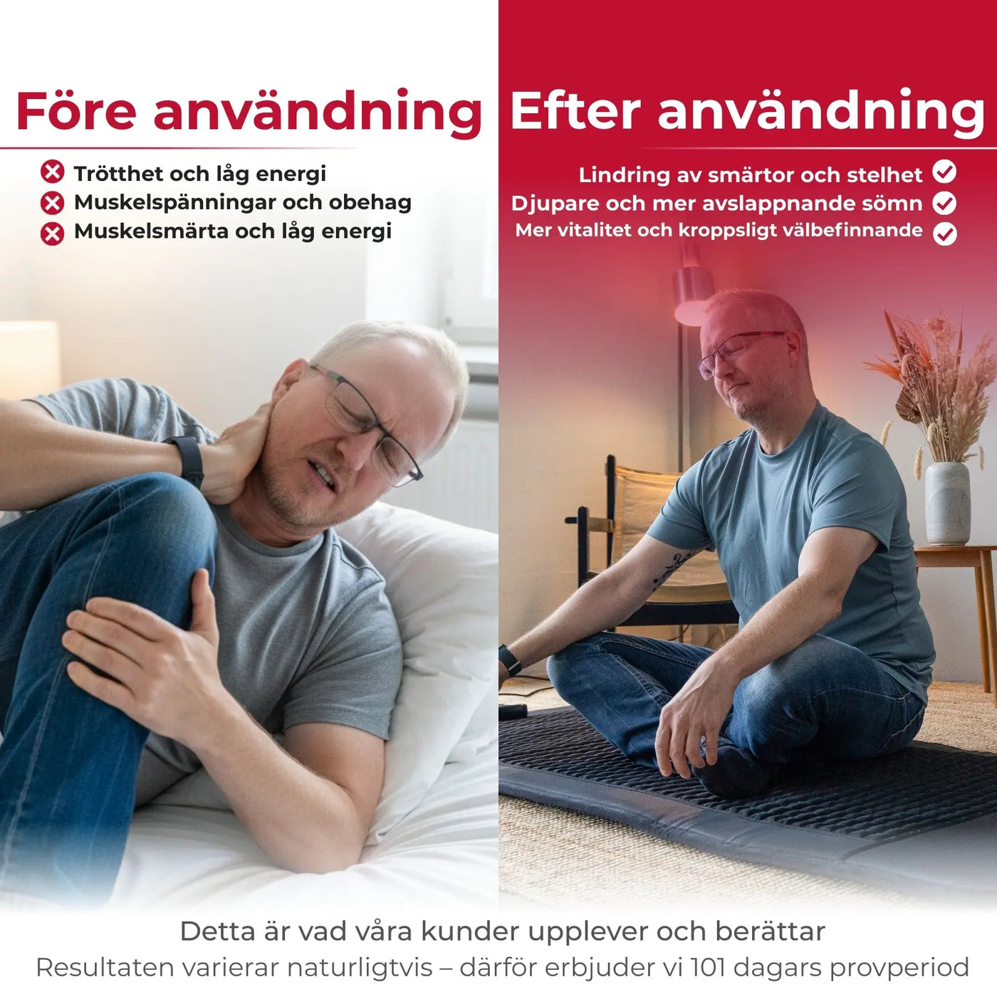 Infraröd PEMF-matta - Pro