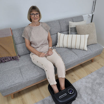 Fotbad Pro med värme och massage