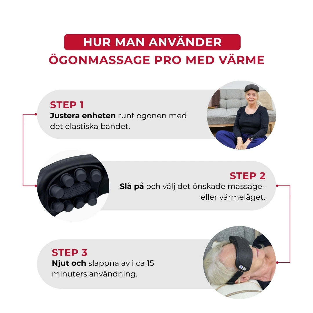 Ögonmassage Pro med värme