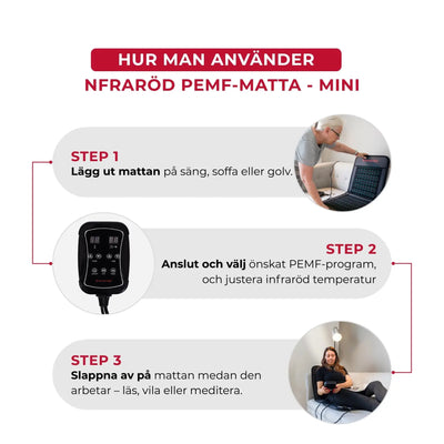 Infraröd PEMF-matta - Mini