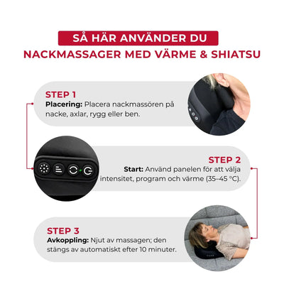 Nackmassager med Värme