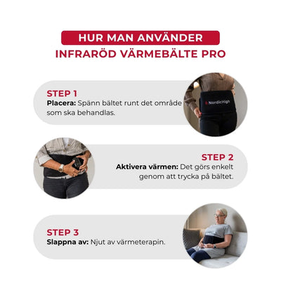 Infraröd Värmebälte Pro