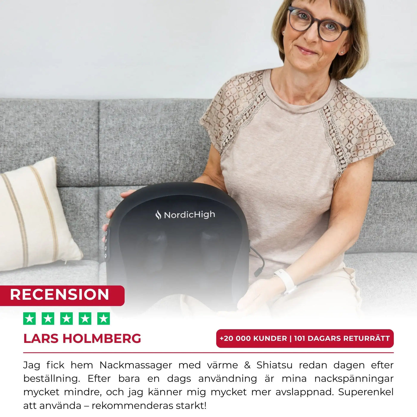 Nackmassager med Värme