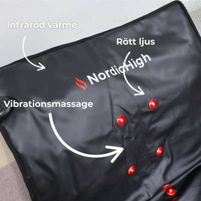 Infraröd värmematta med massage