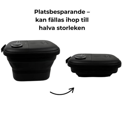 Fotbad Pro med värme och massage
