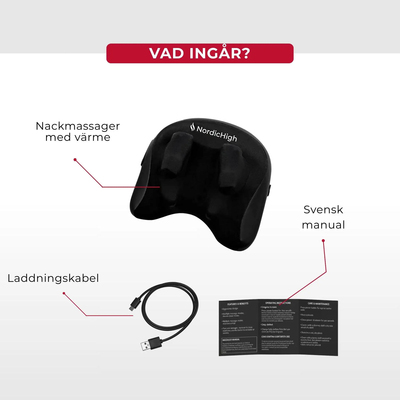 Nackmassager med Värme