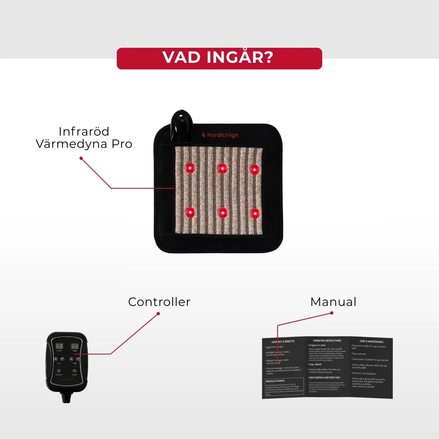 Infraröd Värmedyna Pro